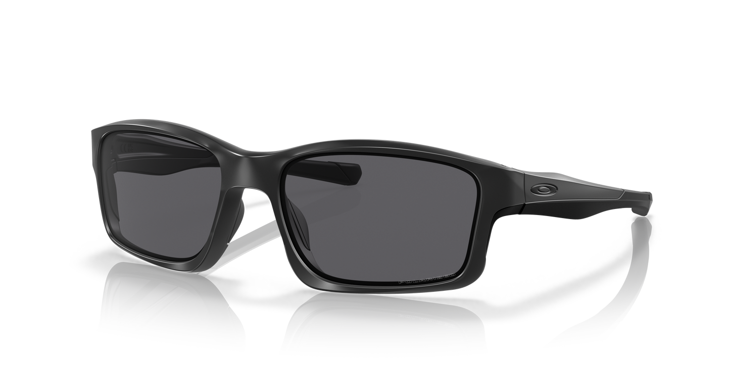 Oakley OO9247 Chainlink Men's Rectangle Polarized Sunglasses - Black Ink Frame