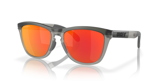 Oakley OO9284 Frogskins Range Men's Round Prizm Sunglasses - Matte Grey Smoke Frame