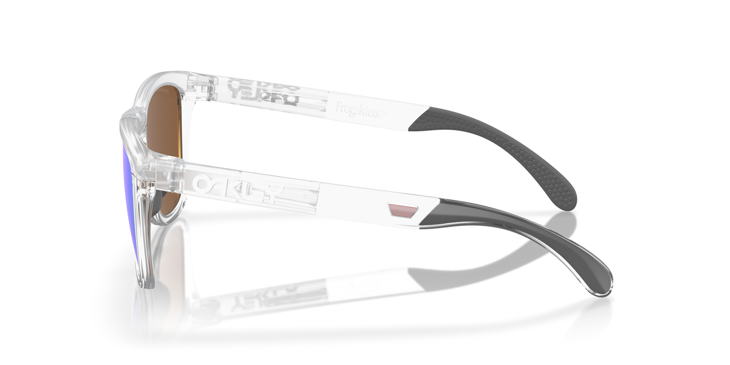 Oakley OO9284 Frogskins Range Men's Round Prizm Sunglasses - Matte Clear Frame