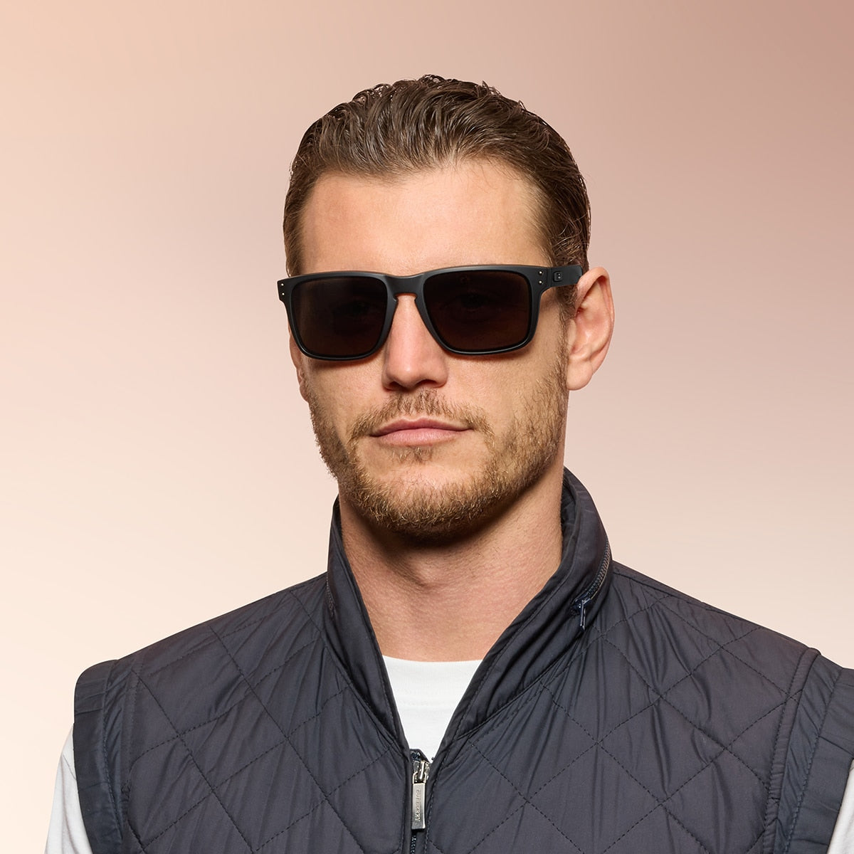 Oakley OO9417 Holbrook XL Men's Square Prizm Sunglasses - Polished Black Frame