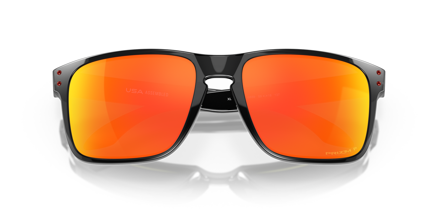 Oakley OO9417 Holbrook XL Men's Square Prizm Sunglasses - Polished Black Frame