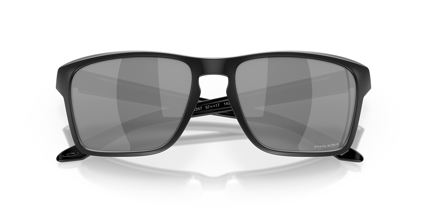 Oakley OO9448 Sylas Men's Rectangle Prizm Sunglasses - Matte Black Frame