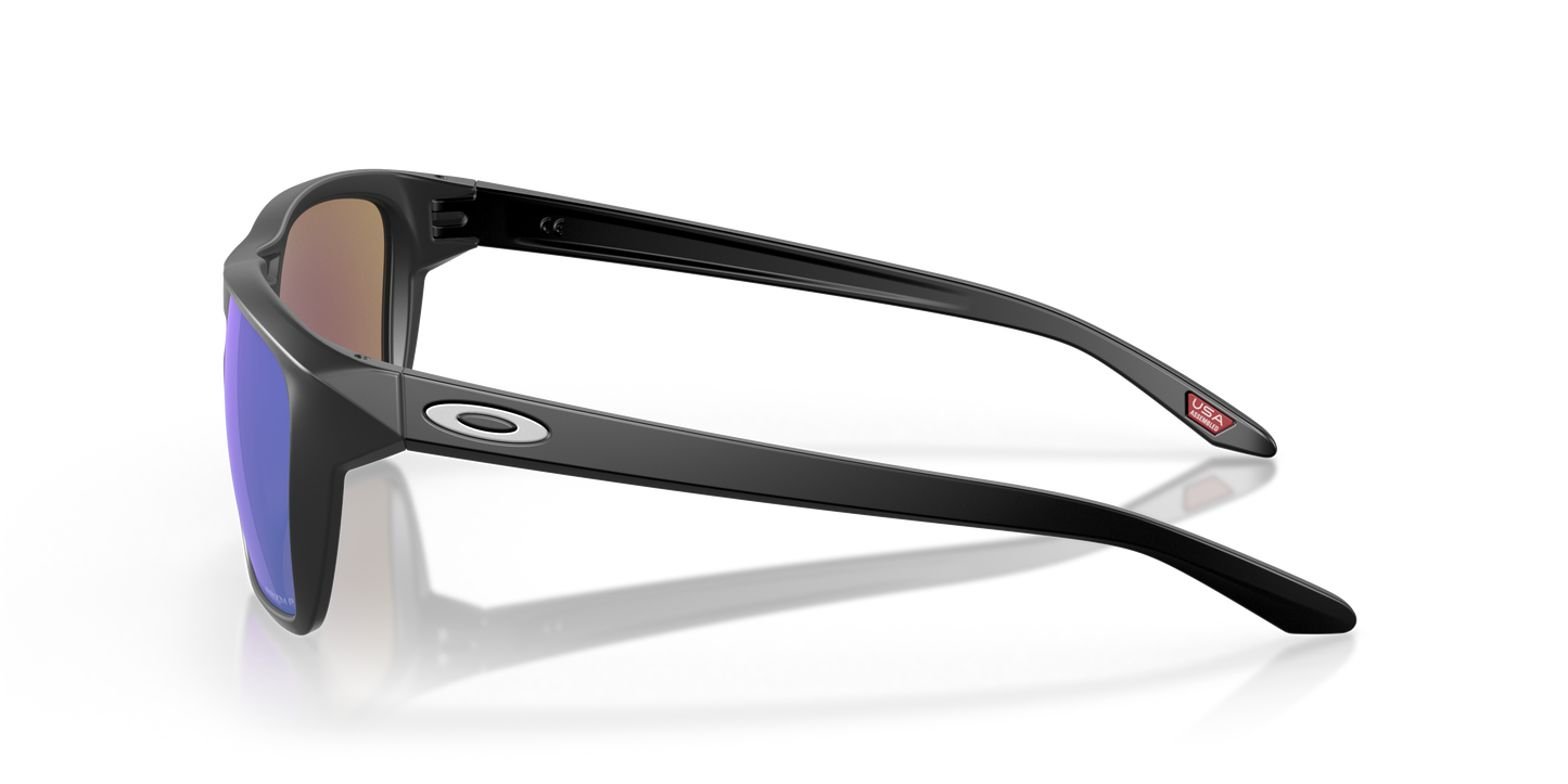 Oakley OO9448 Sylas Men's Rectangle Prizm Sunglasses - Matte Black Frame