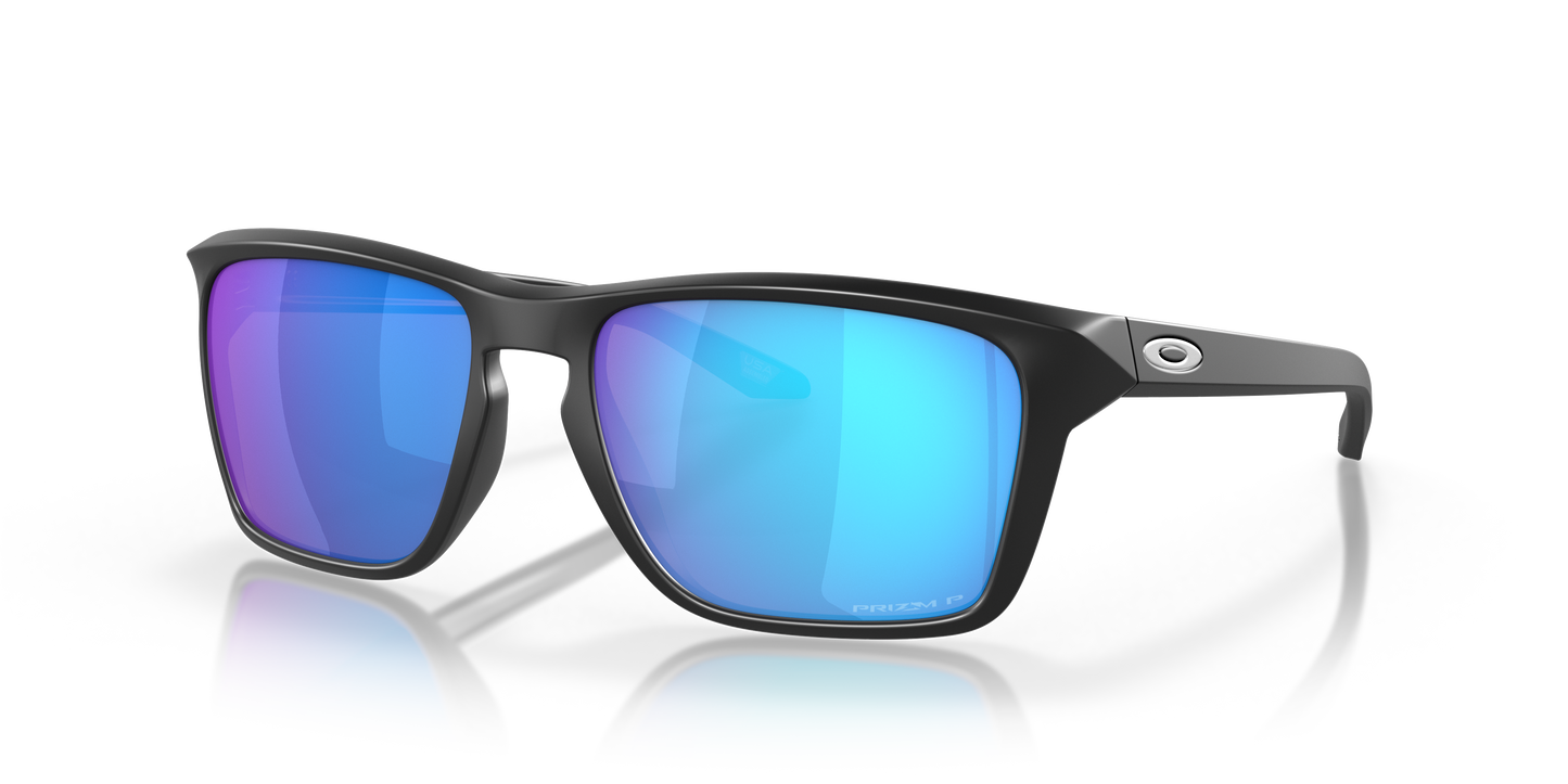 Oakley OO9448 Sylas Men's Rectangle Prizm Sunglasses - Polished Clear Frame