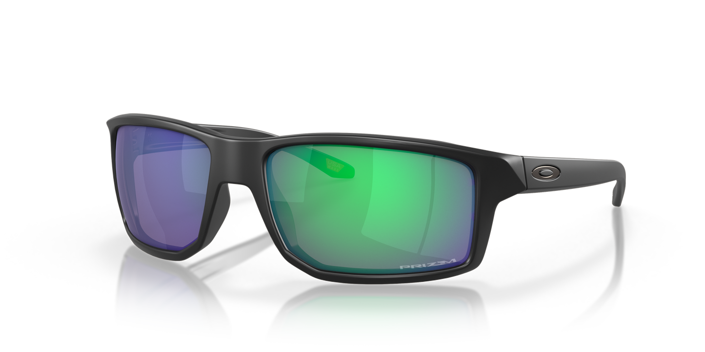 Oakley OO9449 Gibston Men's Rectangle Prizm Sunglasses - Matte Black Frame