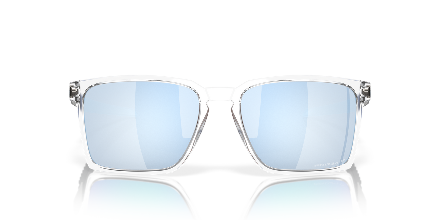 Oakley OO9483 Exchange Sun Unisex Rectangle Prizm Sunglasses - Polished Clear Frame