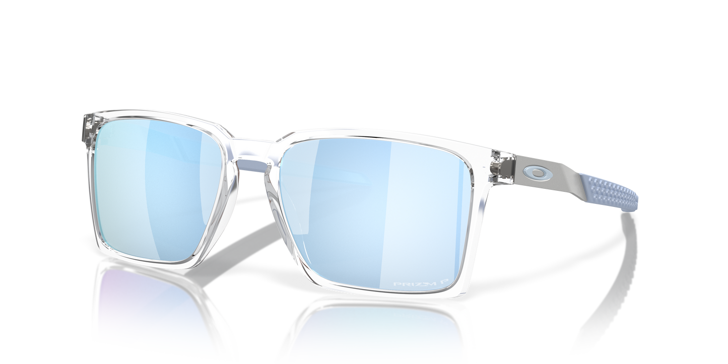 Oakley OO9483 Exchange Sun Unisex Rectangle Prizm Sunglasses - Satin Black Frame