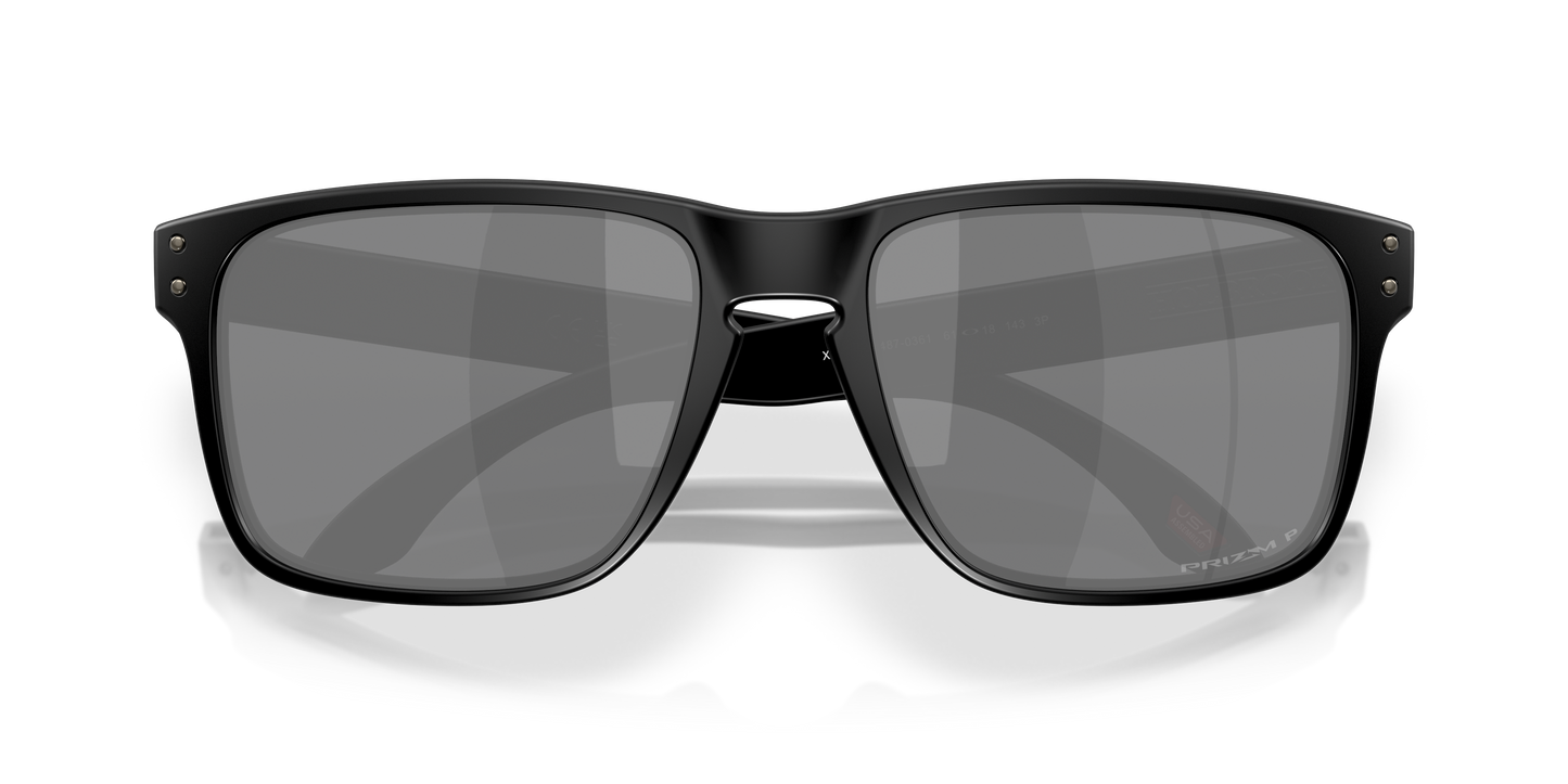 Oakley OO9487 Holbrook XXL Unisex Rectangle Prizm Polarized Sunglasses - Matte Black Frame