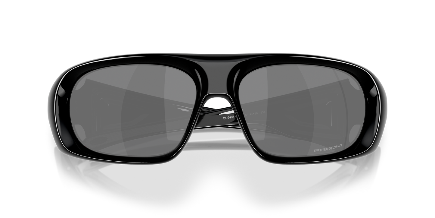 Oakley OO9491 Belleville Unisex Rectangle Prizm Sunglasses - Polished Black Frame