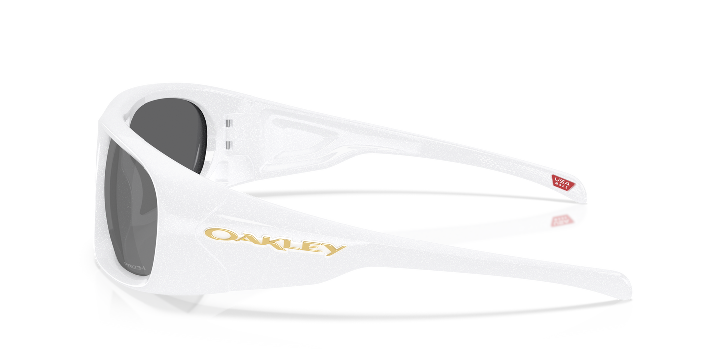 Oakley OO9491 Belleville Unisex Rectangle Prizm Sunglasses - Pearl White Frame