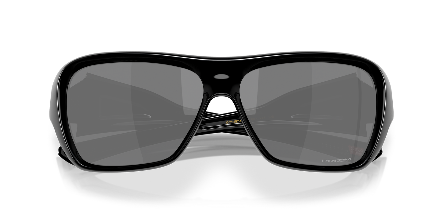Oakley OO9492 Chaminade Unisex Rectangle Prizm Sunglasses - Polished Black Frame
