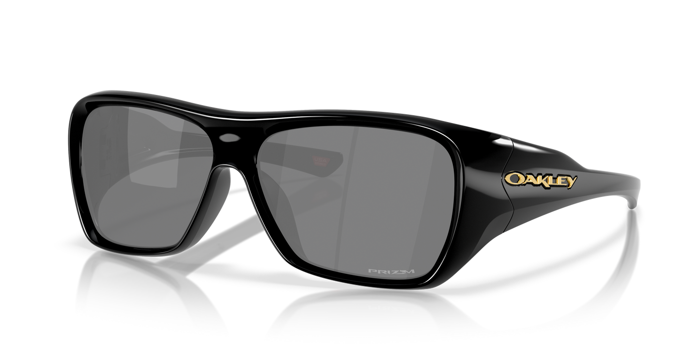Oakley OO9492 Chaminade Unisex Rectangle Prizm Sunglasses - Polished Black Frame