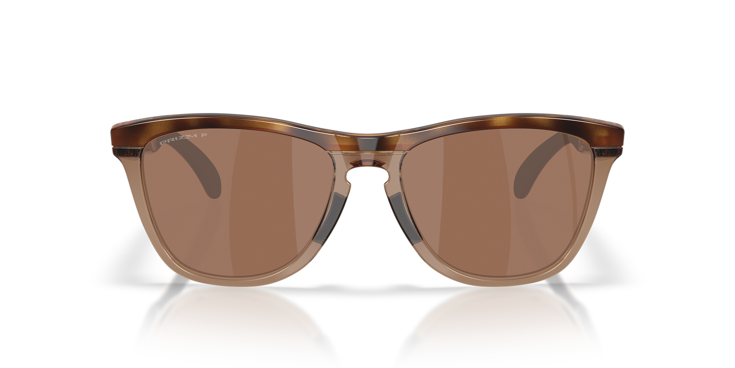 Oakley OO9503 Frogskins Range XL Unisex Round Prizm Polarized Sunglasses - Brown Tortoise Frame
