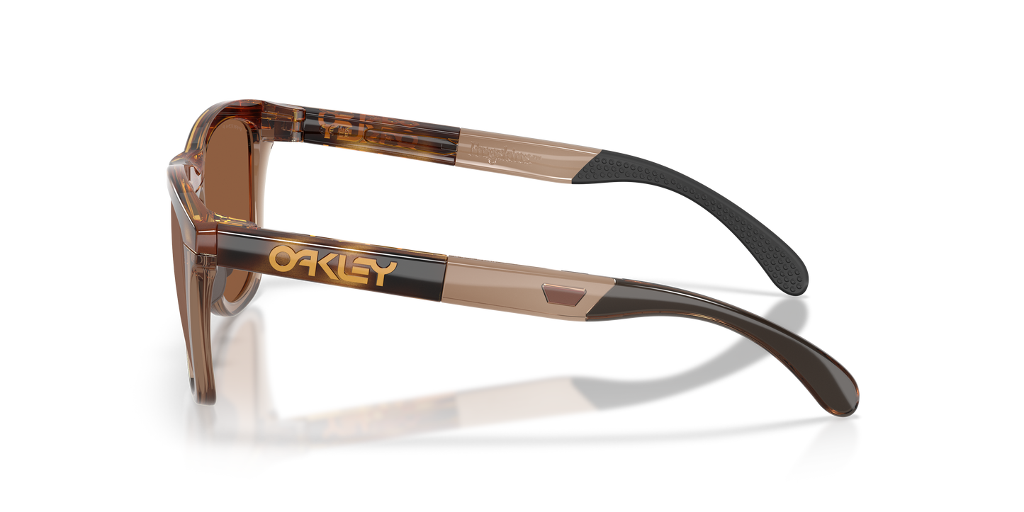 Oakley OO9503 Frogskins Range XL Unisex Round Prizm Polarized Sunglasses - Brown Tortoise Frame