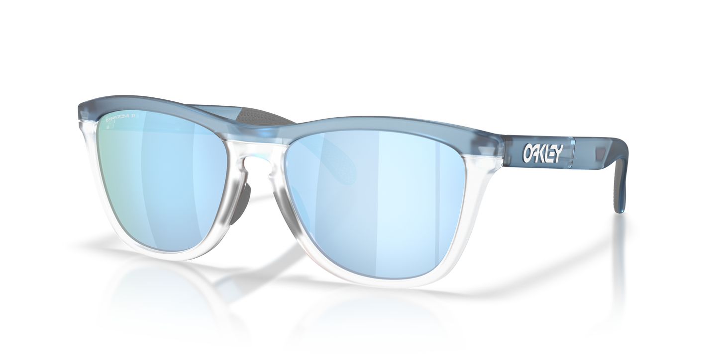 Oakley OO9503 Frogskins Range XL Unisex Round Prizm Polarized Sunglasses - Prizm Deep Water