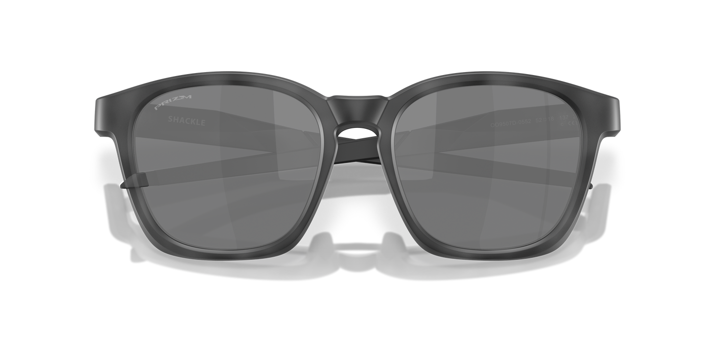 Oakley OO9507D Shackle Unisex Square Prizm Sunglasses - Matte Black Camo Frame