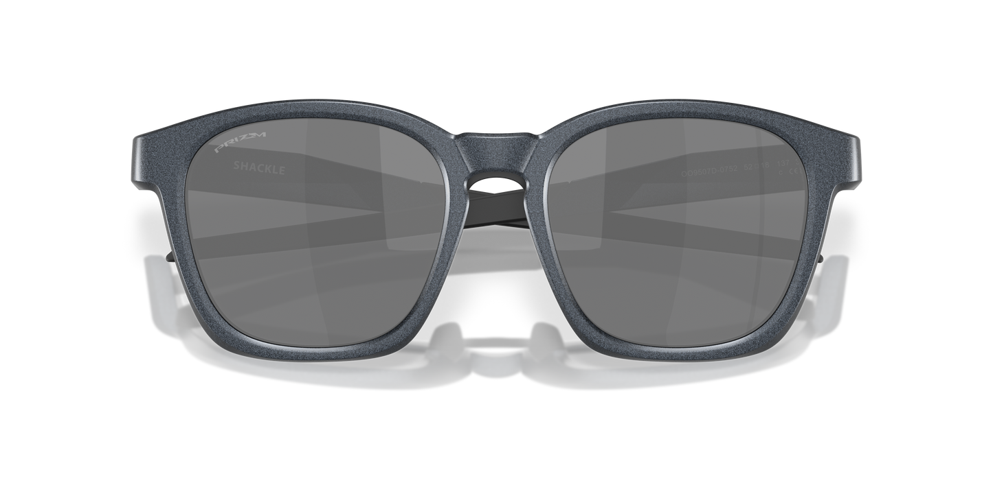 Oakley OO9507D Shackle Unisex Square Prizm Sunglasses - Blue Steel Frame