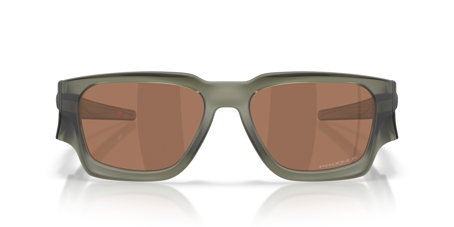 Oakley OO9514 Instagator Men's Rectangle Prizm Polarized Sunglasses - Matte Olive Ink Frame