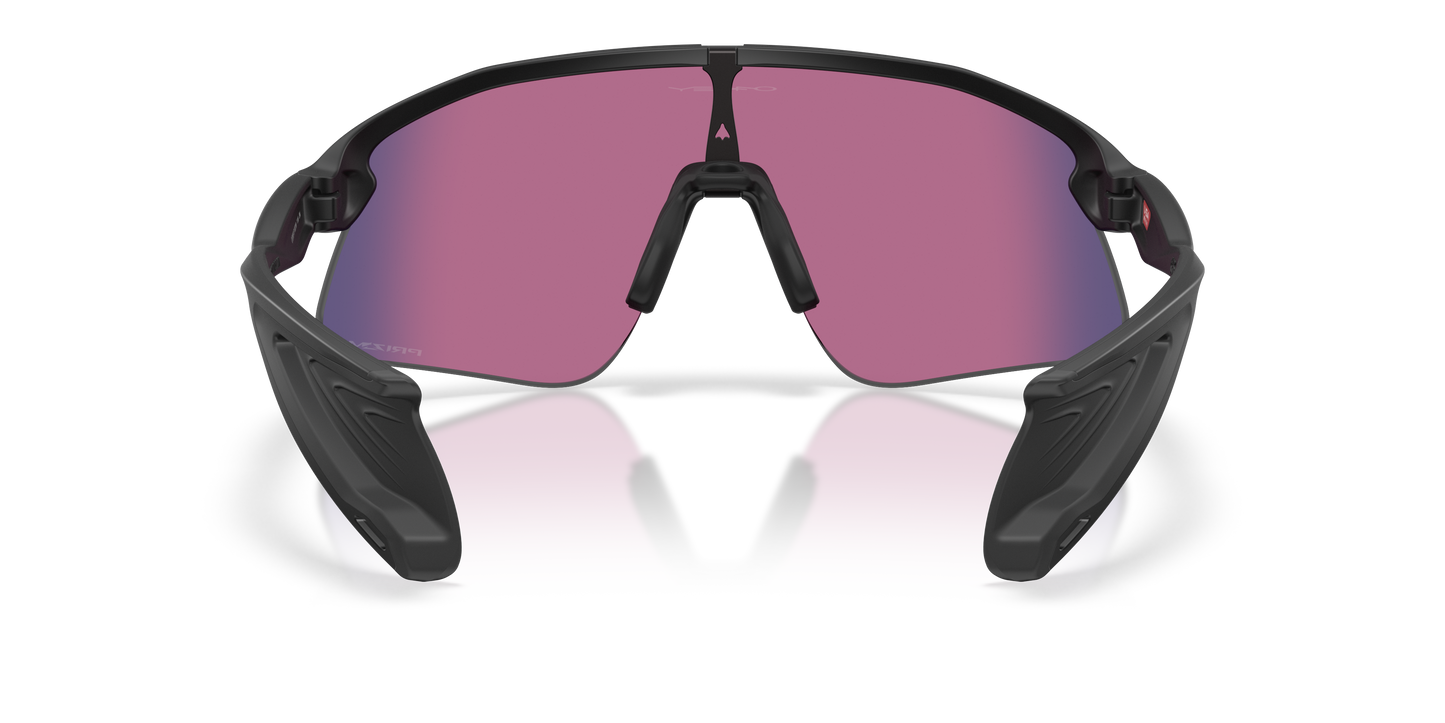Oakley OO9517 Stunt Devil Unisex Rectangle Prizm Sunglasses - Grey Smoke Frame