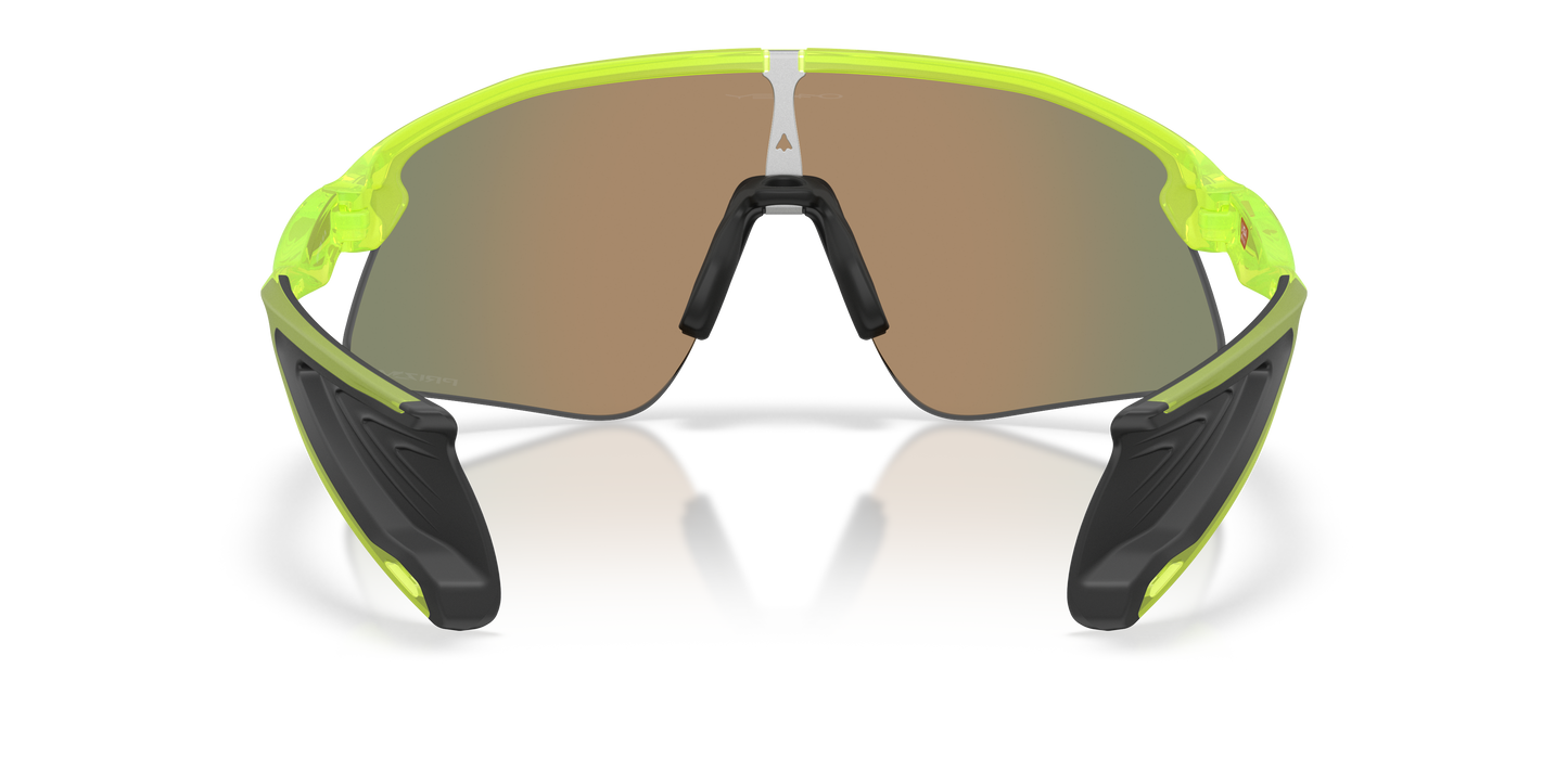 Oakley OO9517 Stunt Devil Unisex Rectangle Prizm Sunglasses - Grey Smoke Frame