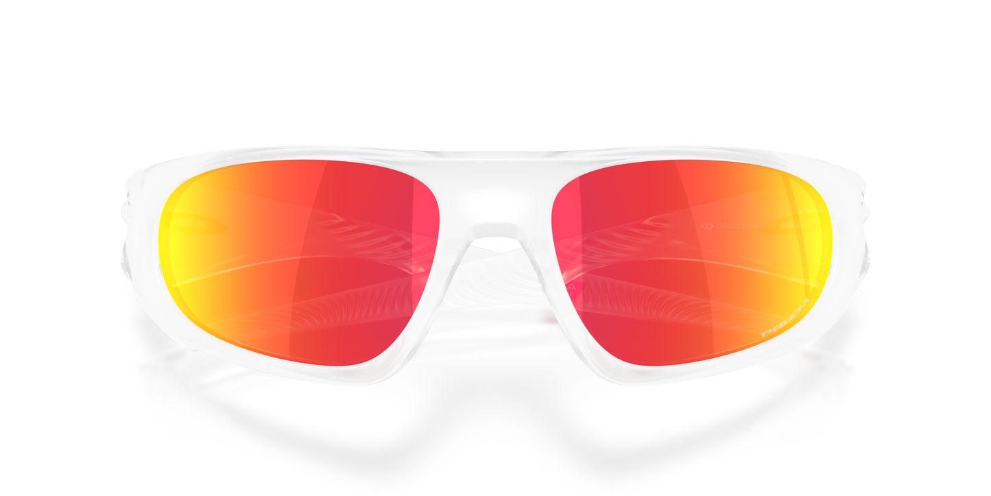 Oakley OO9528 Neoforma Unisex Oval Prizm Sunglasses - Matte Clear Frame