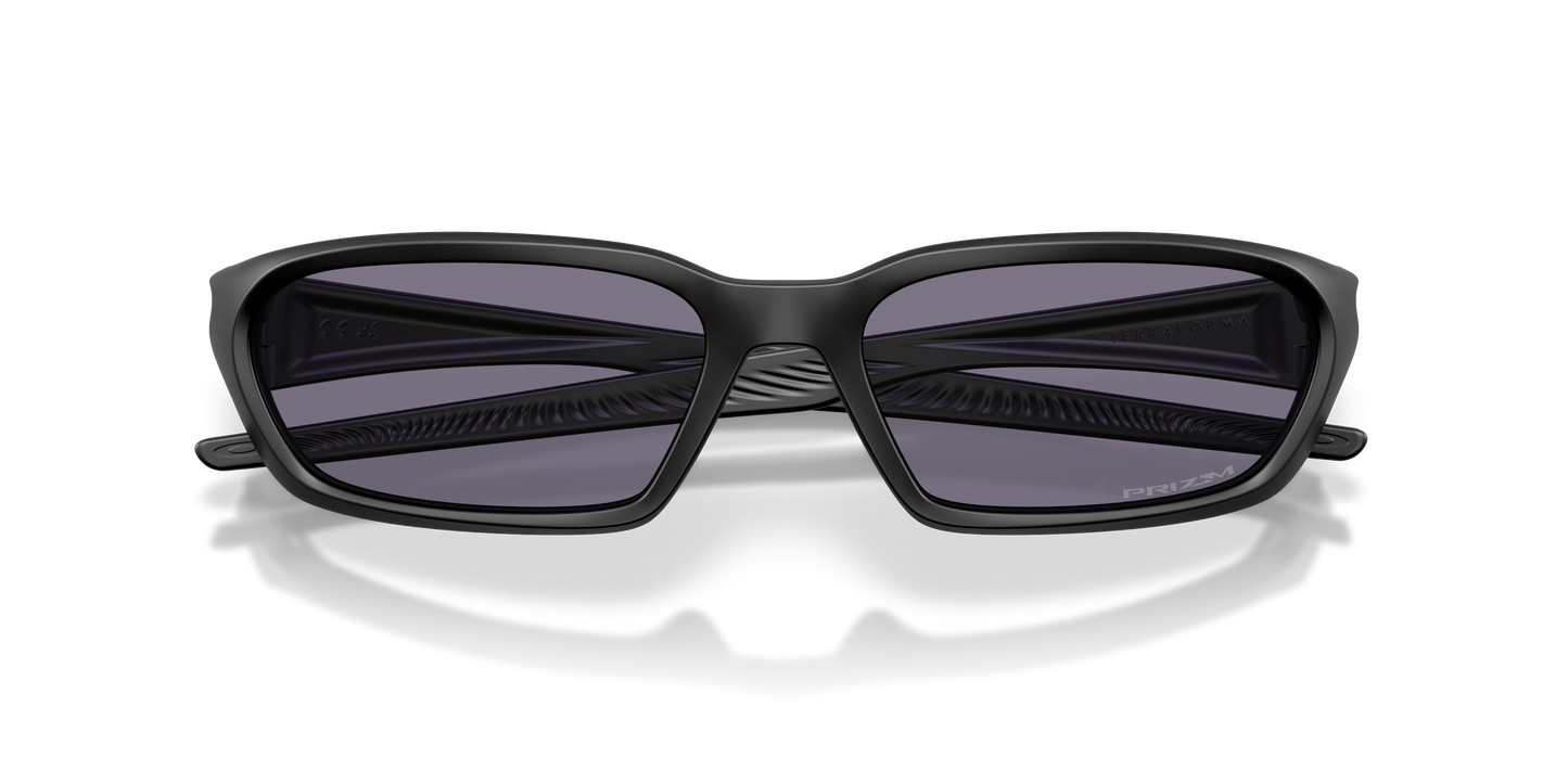 Oakley OO9530 Terraforma Unisex Rectangle Prizm Sunglasses - Matte Rootbeer Frame