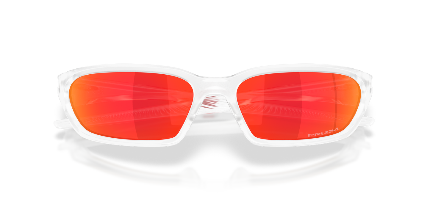 Oakley OO9530 Terraforma Unisex Rectangle Prizm Sunglasses - Matte Clear Frame