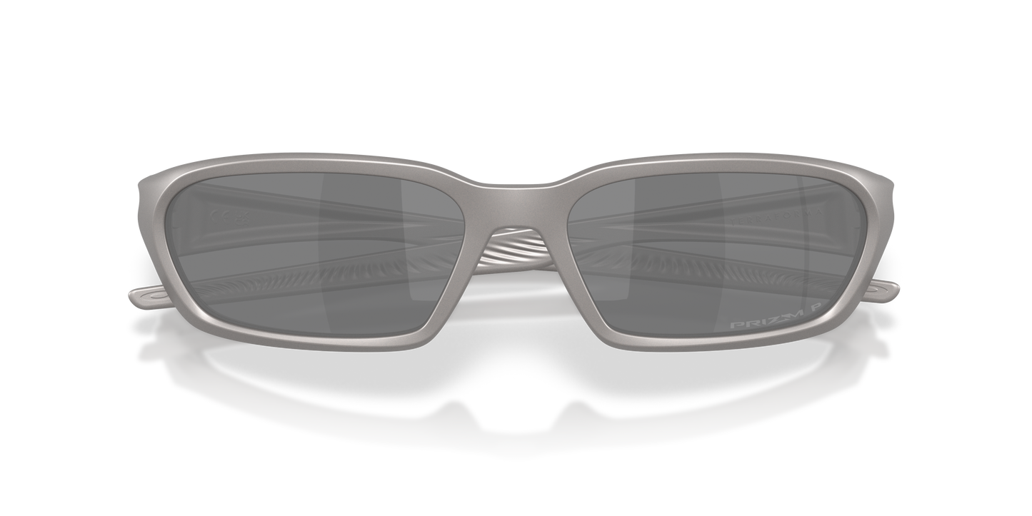 Oakley OO9530 Terraforma Unisex Rectangle Prizm Sunglasses - Matte Black Frame