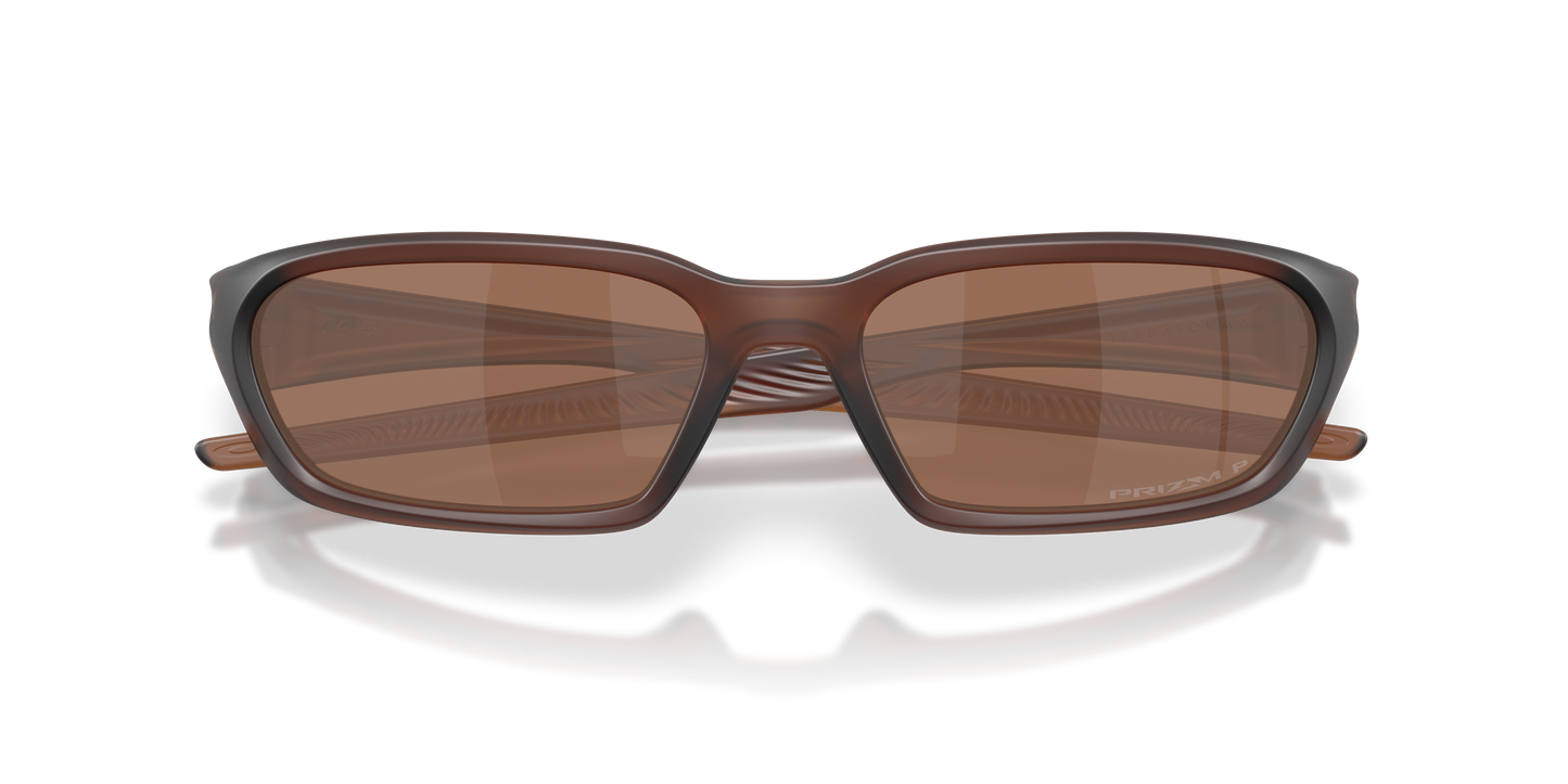 Oakley OO9530 Terraforma Unisex Rectangle Prizm Sunglasses - Matte Clear Frame