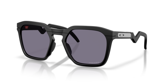Oakley OO9533 HSTN SQ Unisex Square Prizm Sunglasses - Matte Black Frame