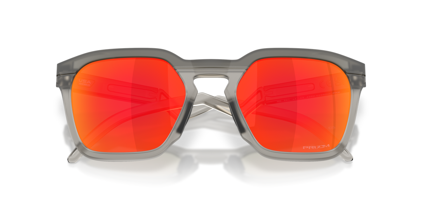 Oakley OO9533 HSTN SQ Unisex Square Prizm Sunglasses - Abyss Frame