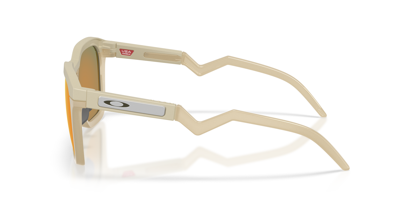 Oakley OO9533 HSTN SQ Unisex Square Prizm Sunglasses - Matte Sand Frame