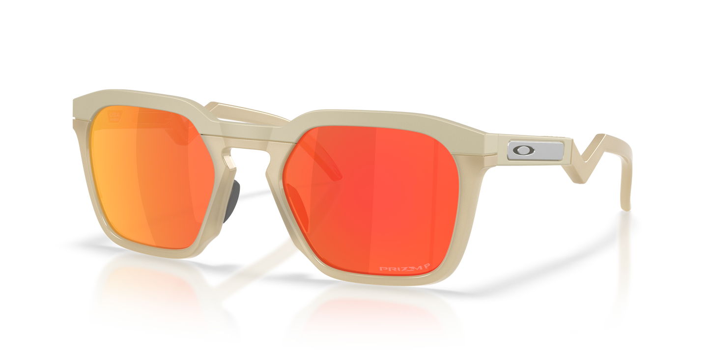 Oakley OO9533 HSTN SQ Unisex Square Prizm Sunglasses - Matte Mist Frame