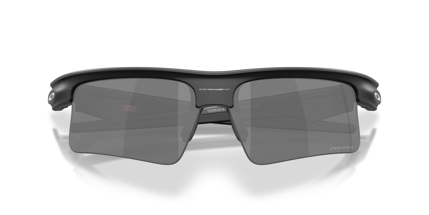 Oakley OO9534 Bisphaera Speed Unisex Prizm Sport Sunglasses - Polished Black Frame