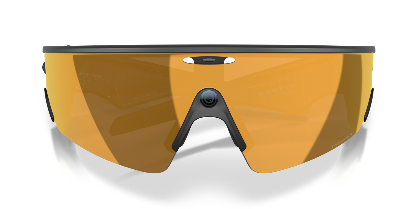 Oakley Meta Vanguard Unisex Rectangle Prizm Sunglasses - Black Frame
