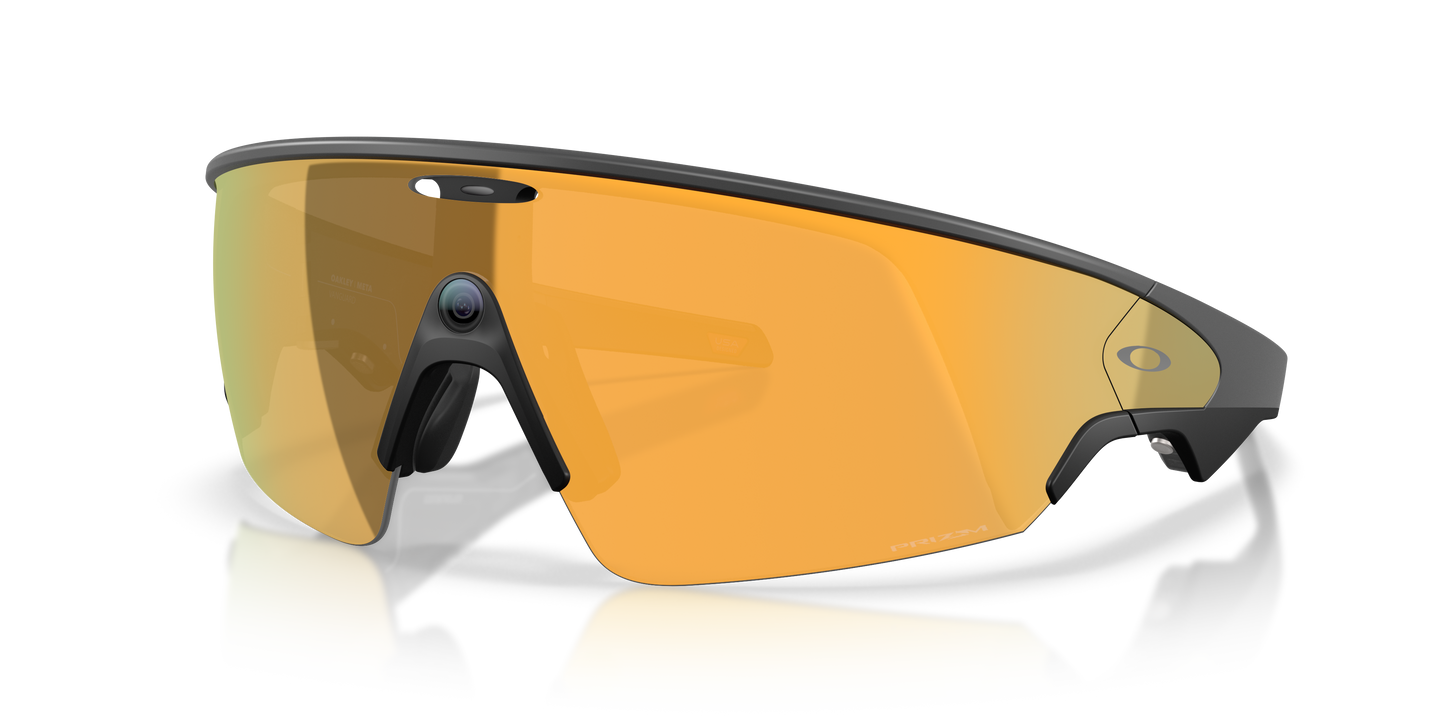 Oakley | Meta Meta Vanguard Unisex Rectangle Prizm Sunglasses - White Frame