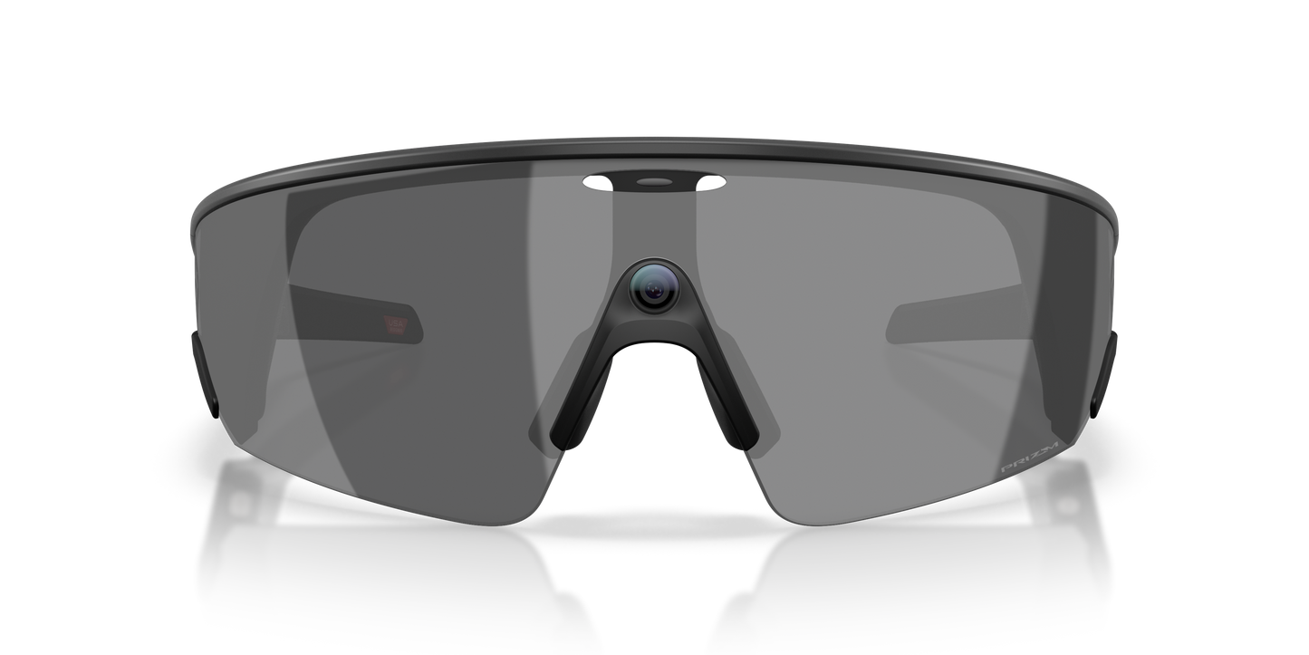 Oakley Meta Vanguard Unisex Rectangle Prizm Sunglasses - White Frame