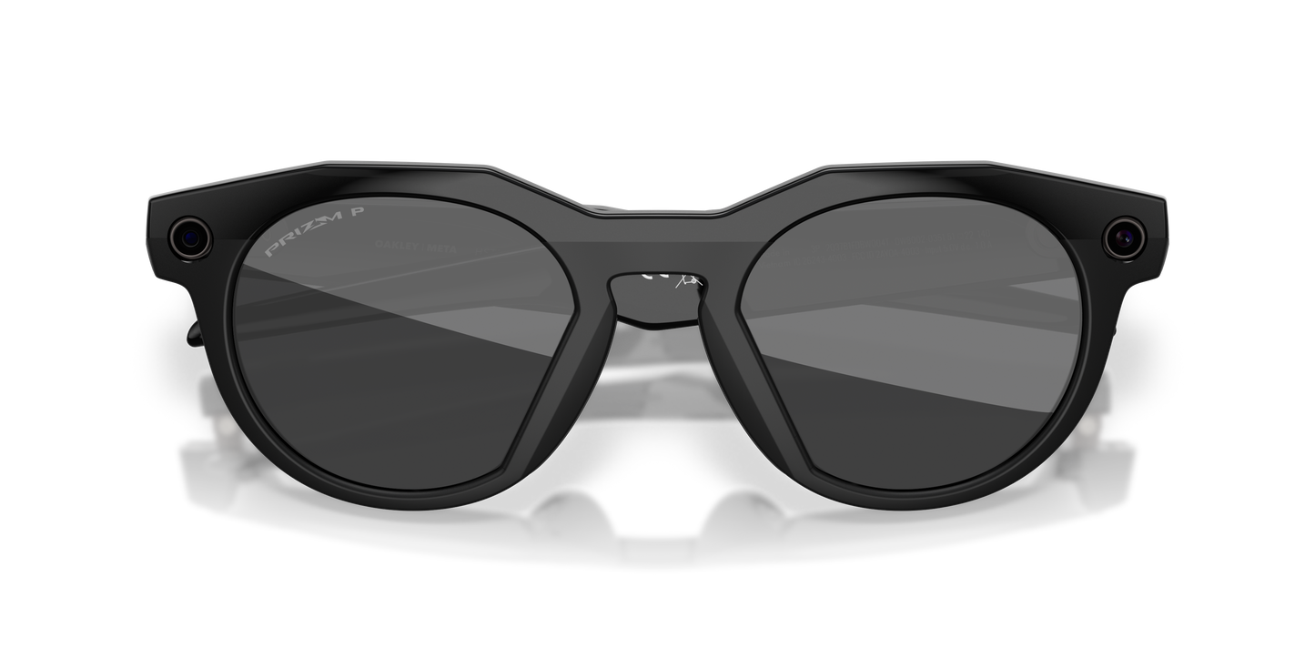 Oakley | Meta Meta HSTN Unisex Round Prizm Sunglasses - Black Frame