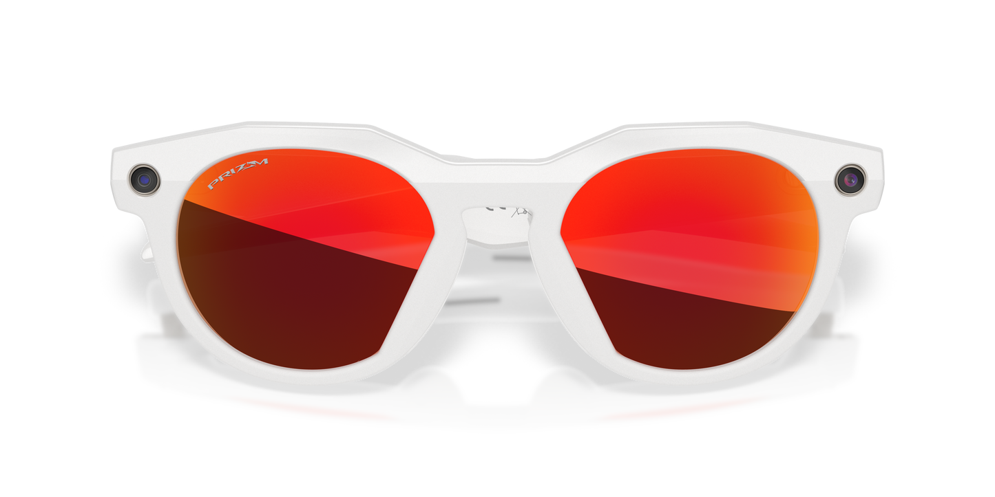 Oakley | Meta Meta HSTN Unisex Round Prizm Sunglasses - Black Frame