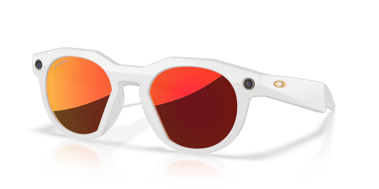 Oakley | Meta Meta HSTN Unisex Round Prizm Sunglasses - Black Frame