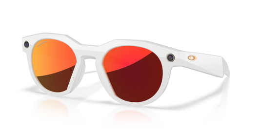 Oakley | Meta Meta HSTN Unisex Round Prizm Sunglasses - Warm Grey Frame