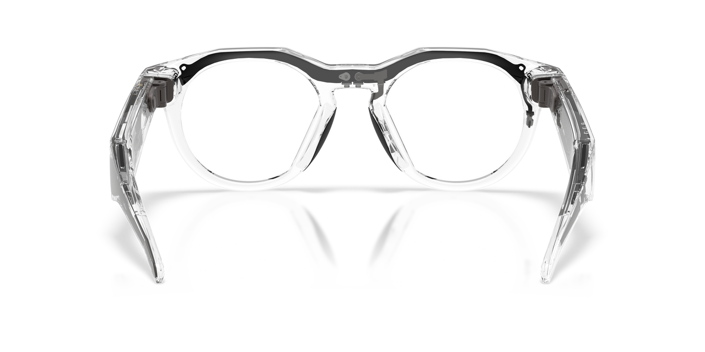 Oakley | Meta Meta HSTN Unisex Round Sunglasses - Clear Frame