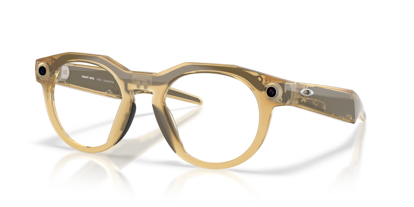 Oakley | Meta Meta HSTN Unisex Round Sunglasses - Clear Frame