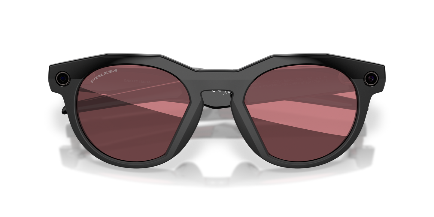 Oakley | Meta Meta HSTN Unisex Round Prizm Sunglasses - Black Frame