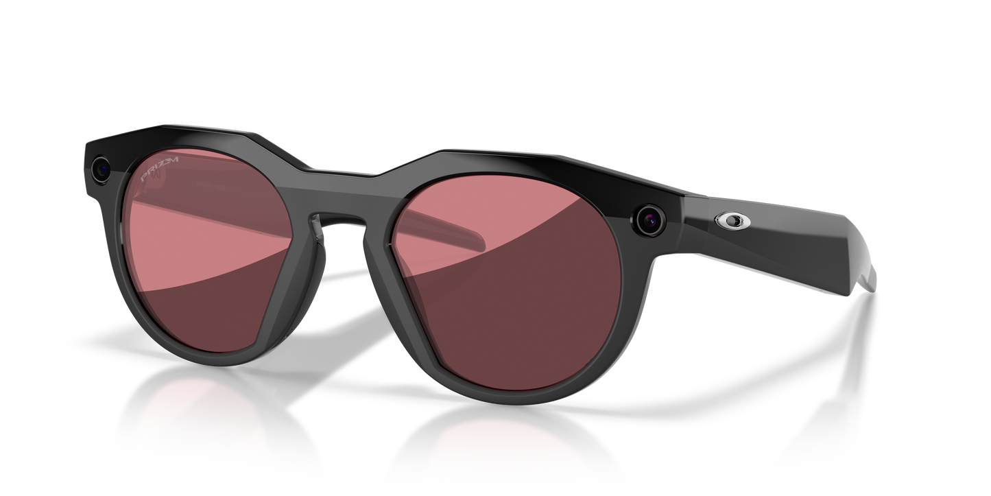 Oakley | Meta Meta HSTN Unisex Round Prizm Sunglasses - Black Frame