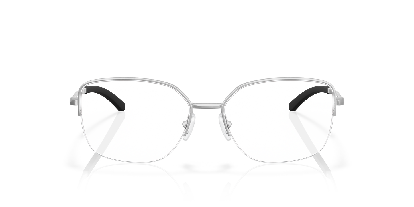 Oakley OX3006 Moonglow Women's Round Eyeglass Frames - Satin Chrome Frame
