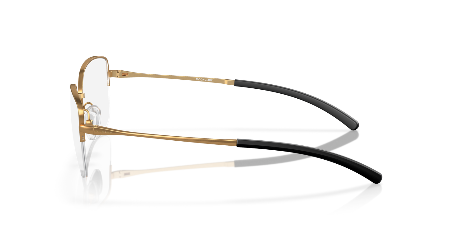Oakley OX3006 Moonglow Women's Round Eyeglass Frames - Satin Chrome Frame