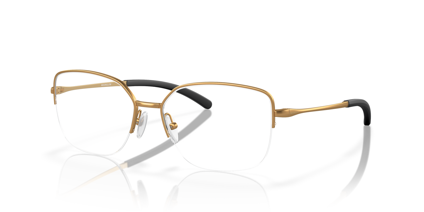 Oakley OX3006 Moonglow Women's Round Eyeglass Frames - Satin Gold Frame