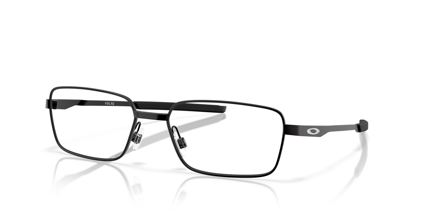 Oakley OX3036 Foil RQ Men's Rectangle Eyeglass Frames - Satin Black Frame