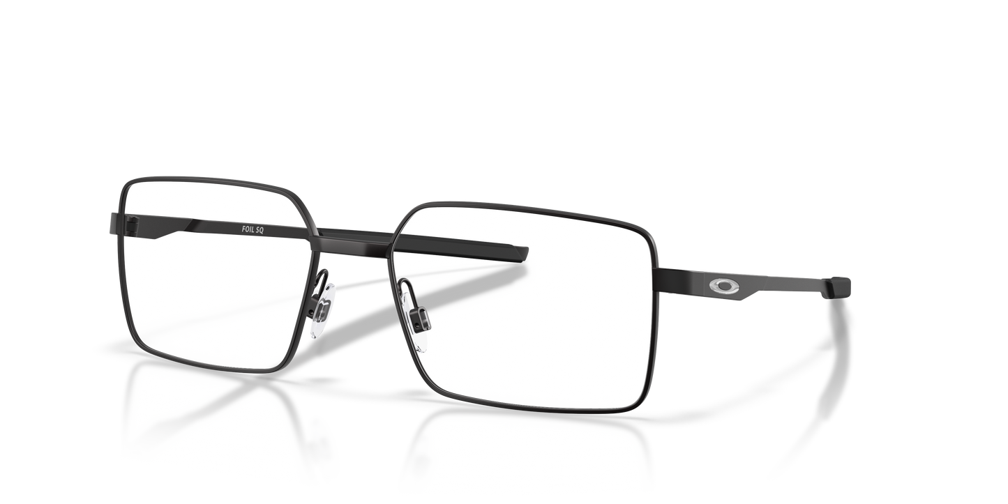 Oakley OX3062 Foil SQ Men's Rectangle Eyeglass Frames - Satin Black Frame